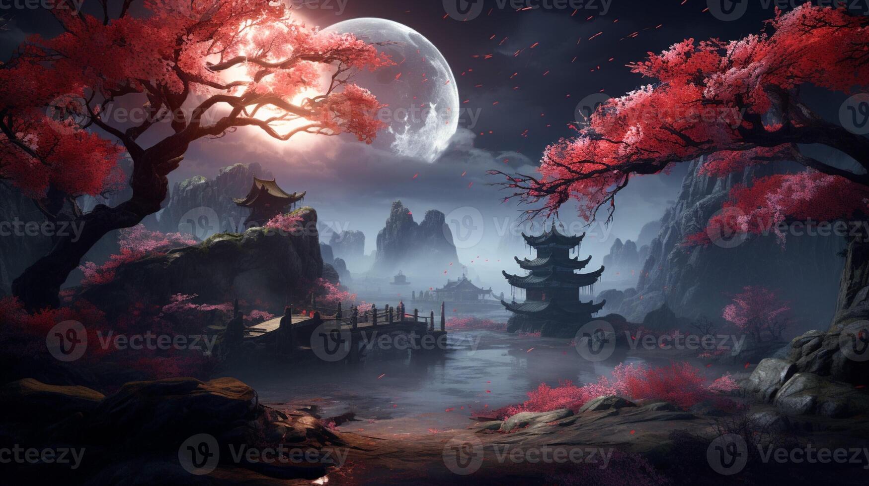 AI generated nft game background photo