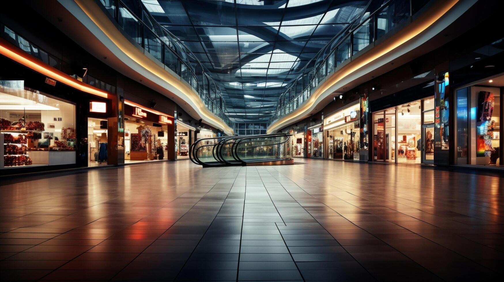 AI generated shoping high quality backgrounds photo