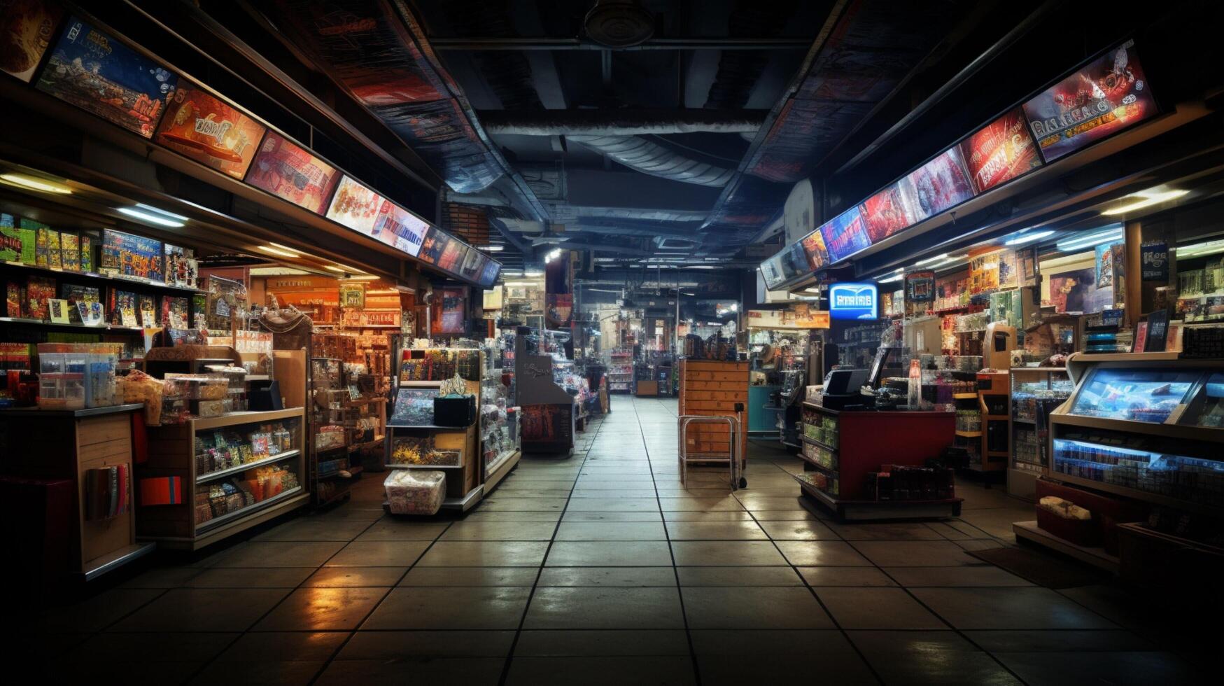 AI generated shoping high quality backgrounds photo