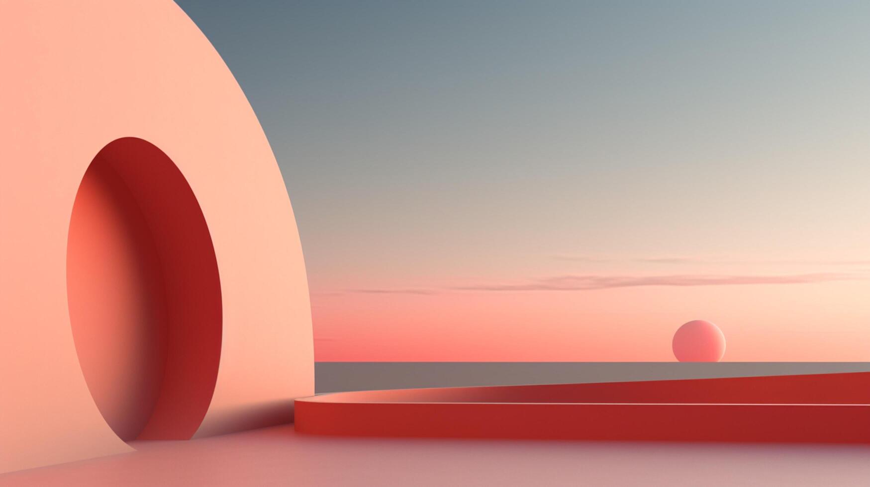 AI generated Minimalist Designs background photo