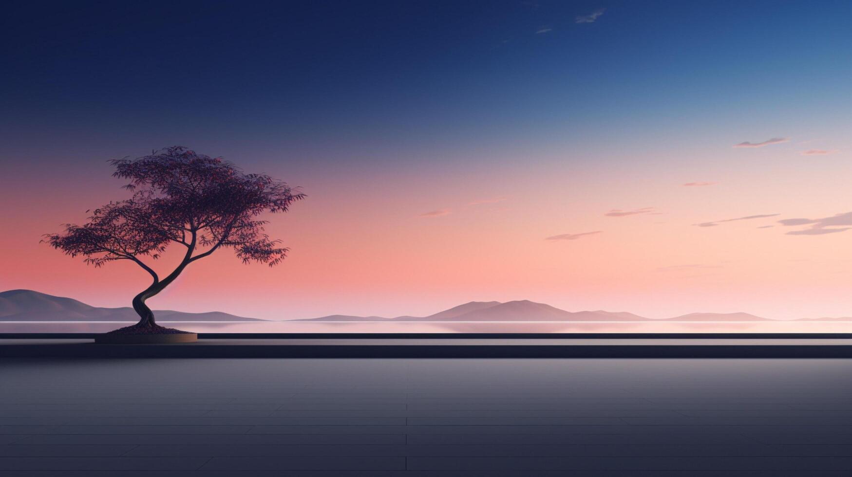 AI generated Minimalist Designs background photo
