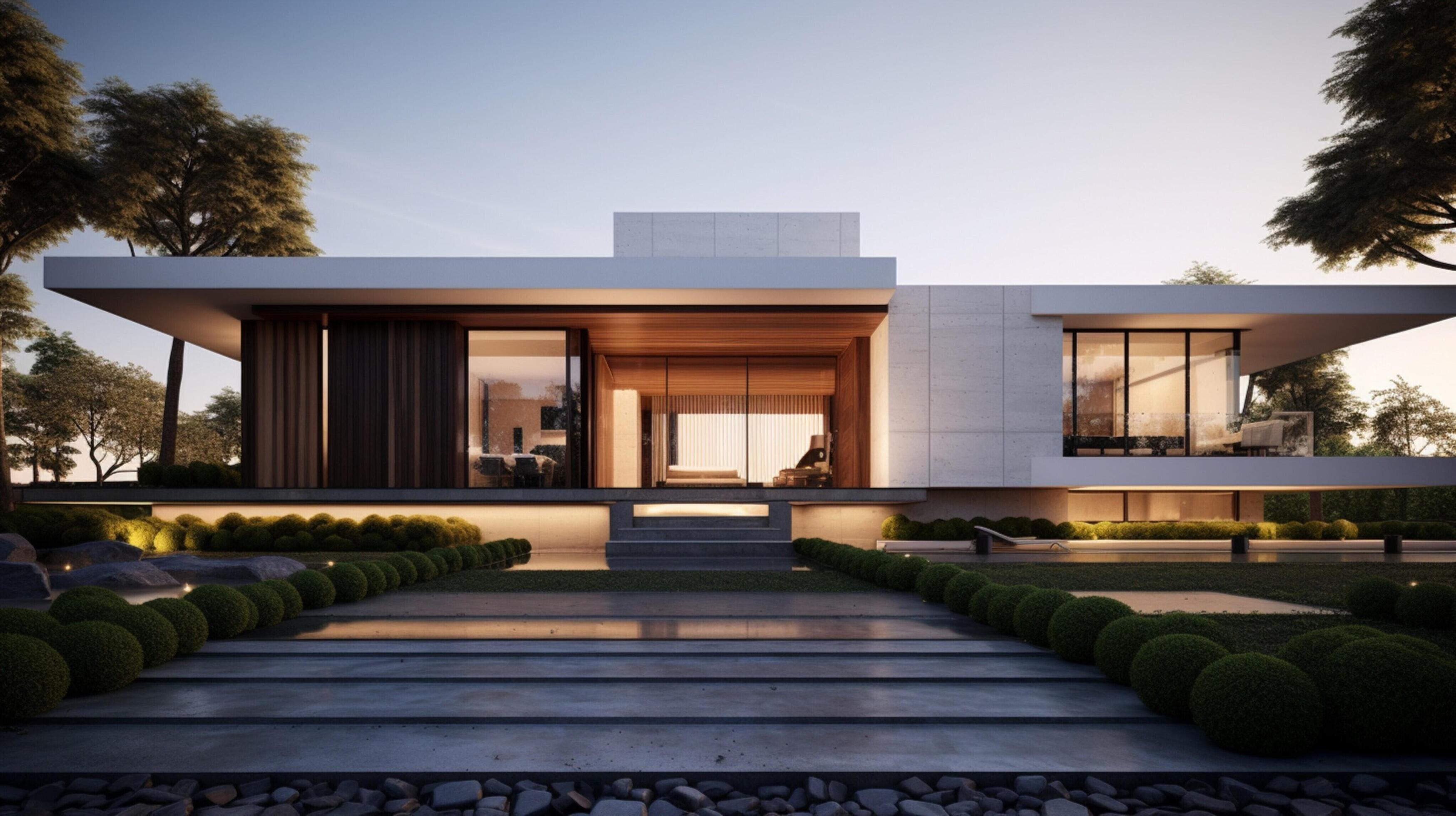 AI generated Minimalist Home Design high quality 42198540 Stock Photo