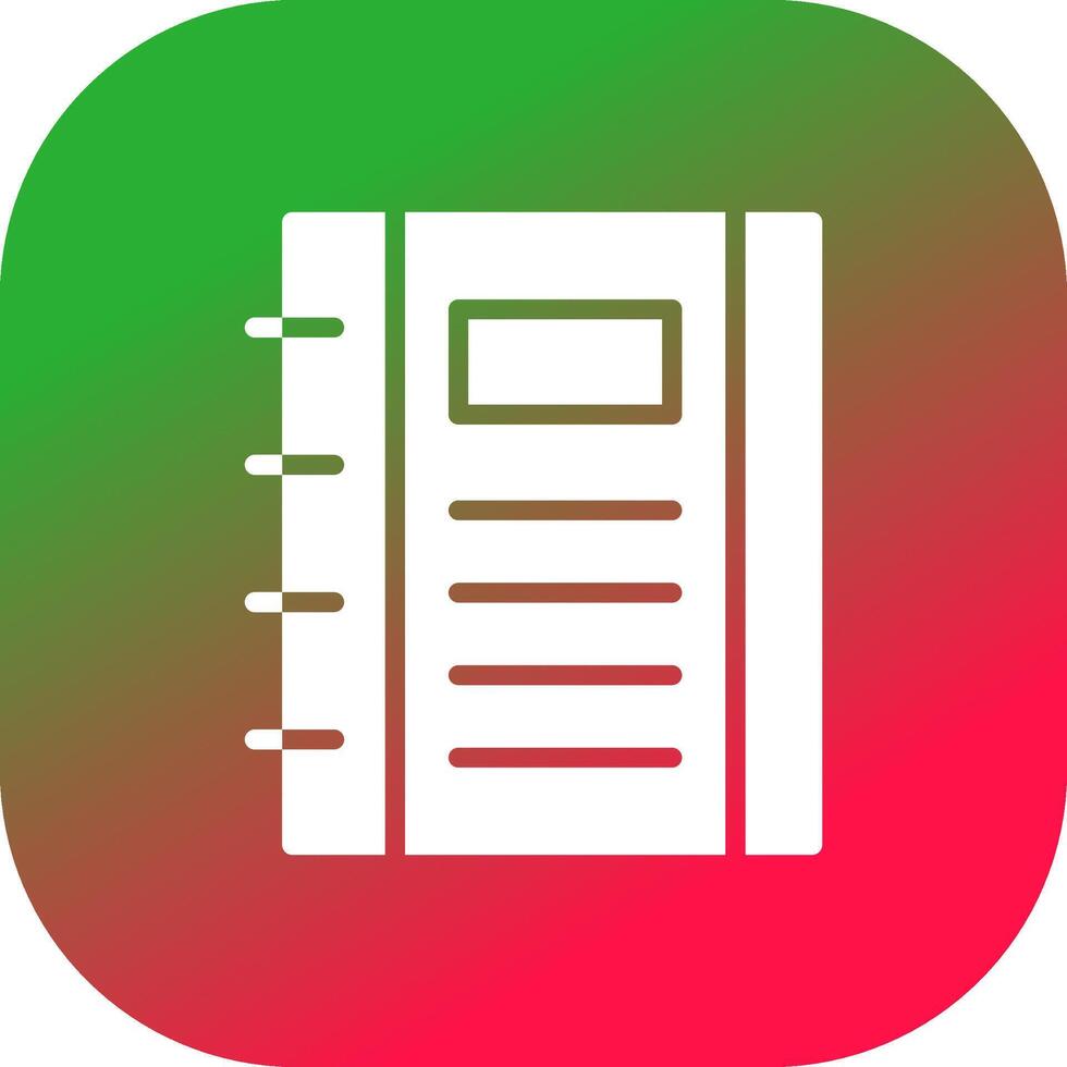 Notebook Creative Icon Design vector
