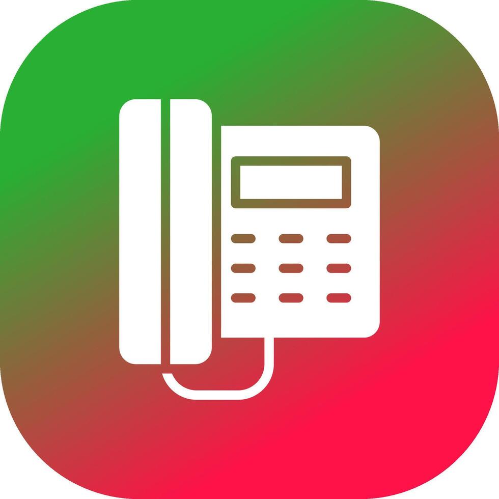 Telephone Creative Icon Design vector