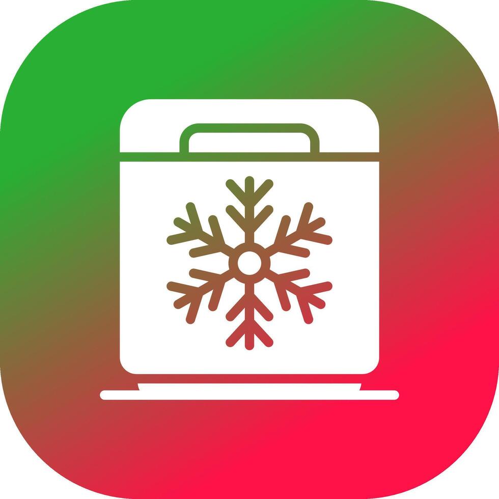 Freezer Creative Icon Design vector