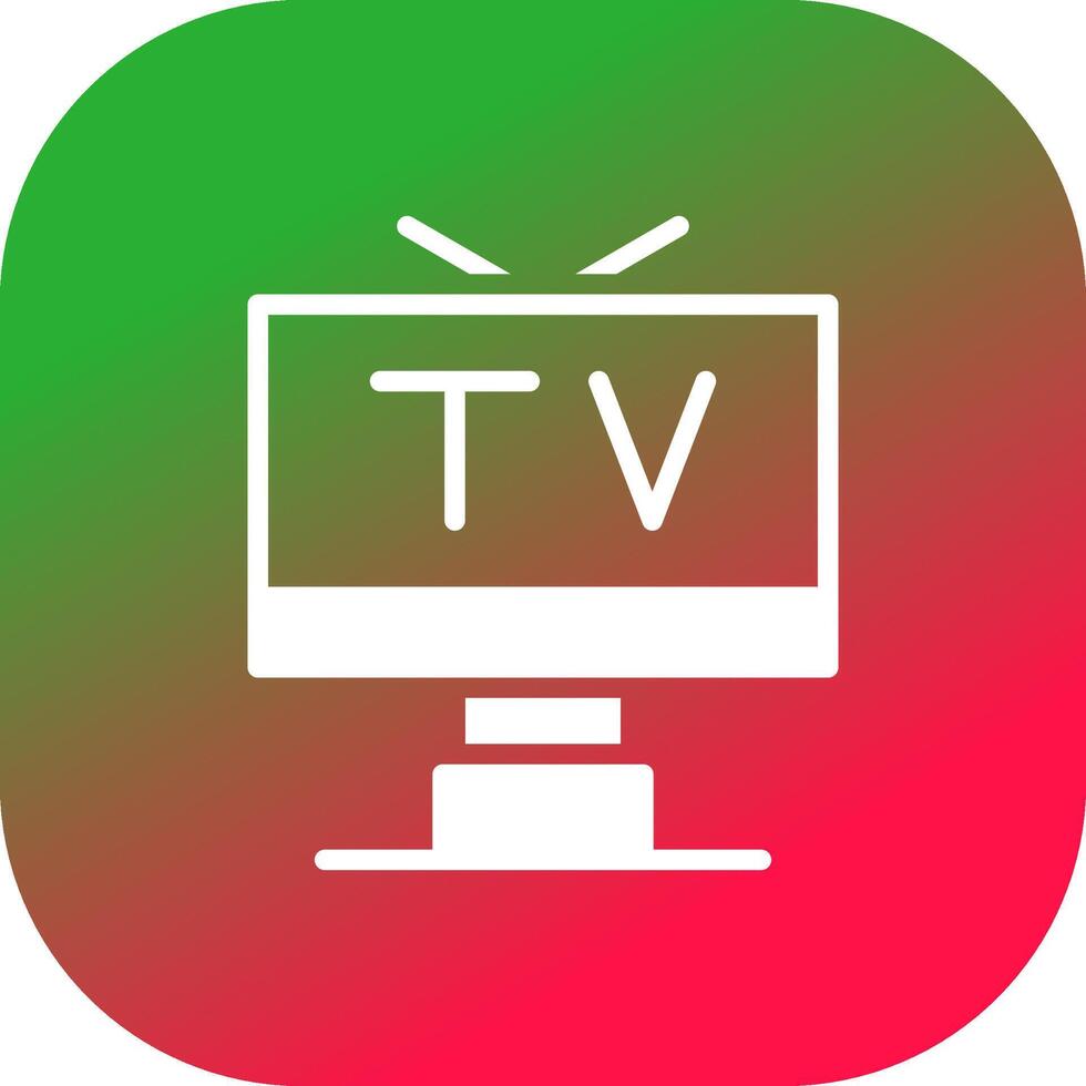 Tv Creative Icon Design vector