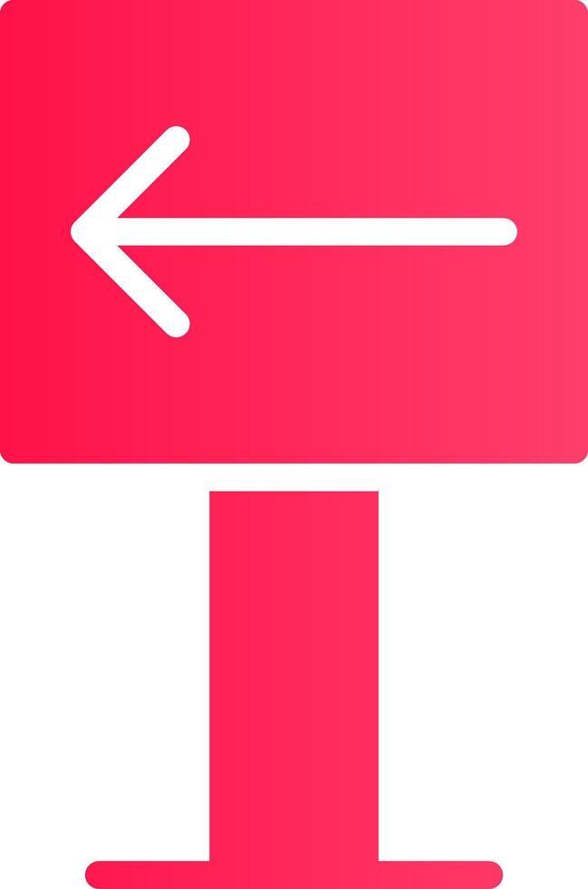 Left Creative Icon Design vector