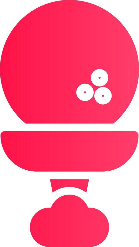 golf pelota creativo icono diseño vector