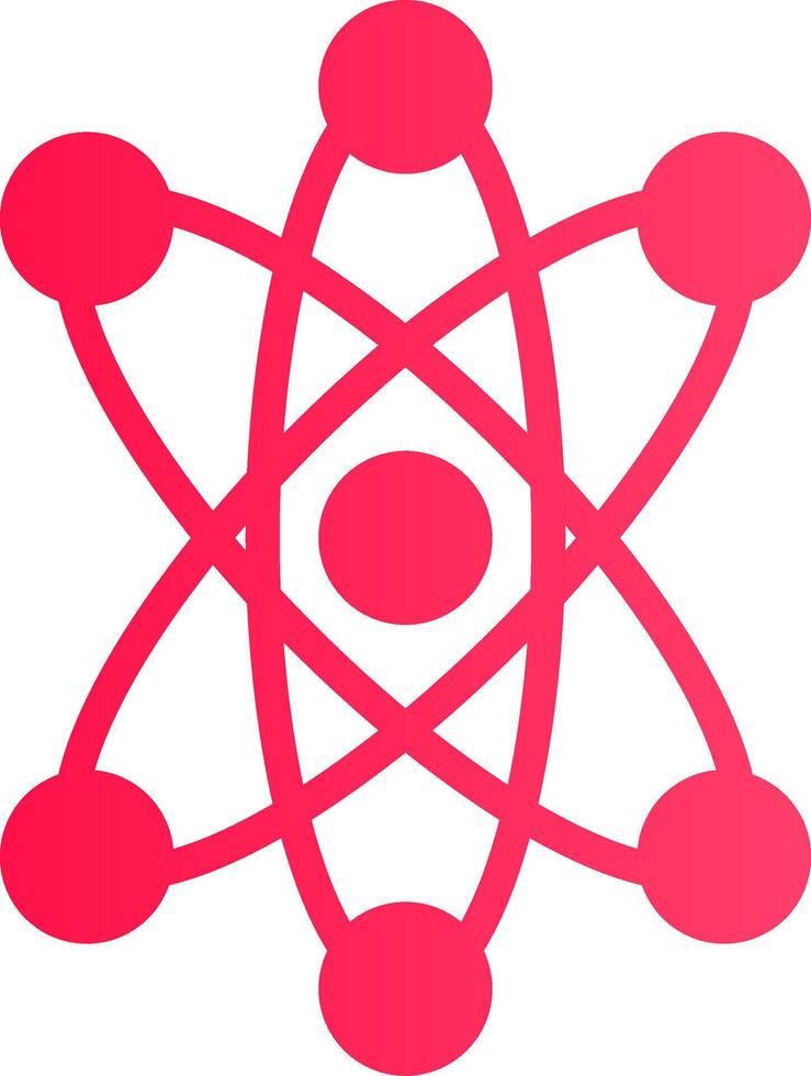 Atom Creative Icon Design vector