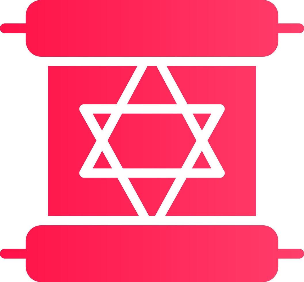 Scroll torah Creative Icon Design vector