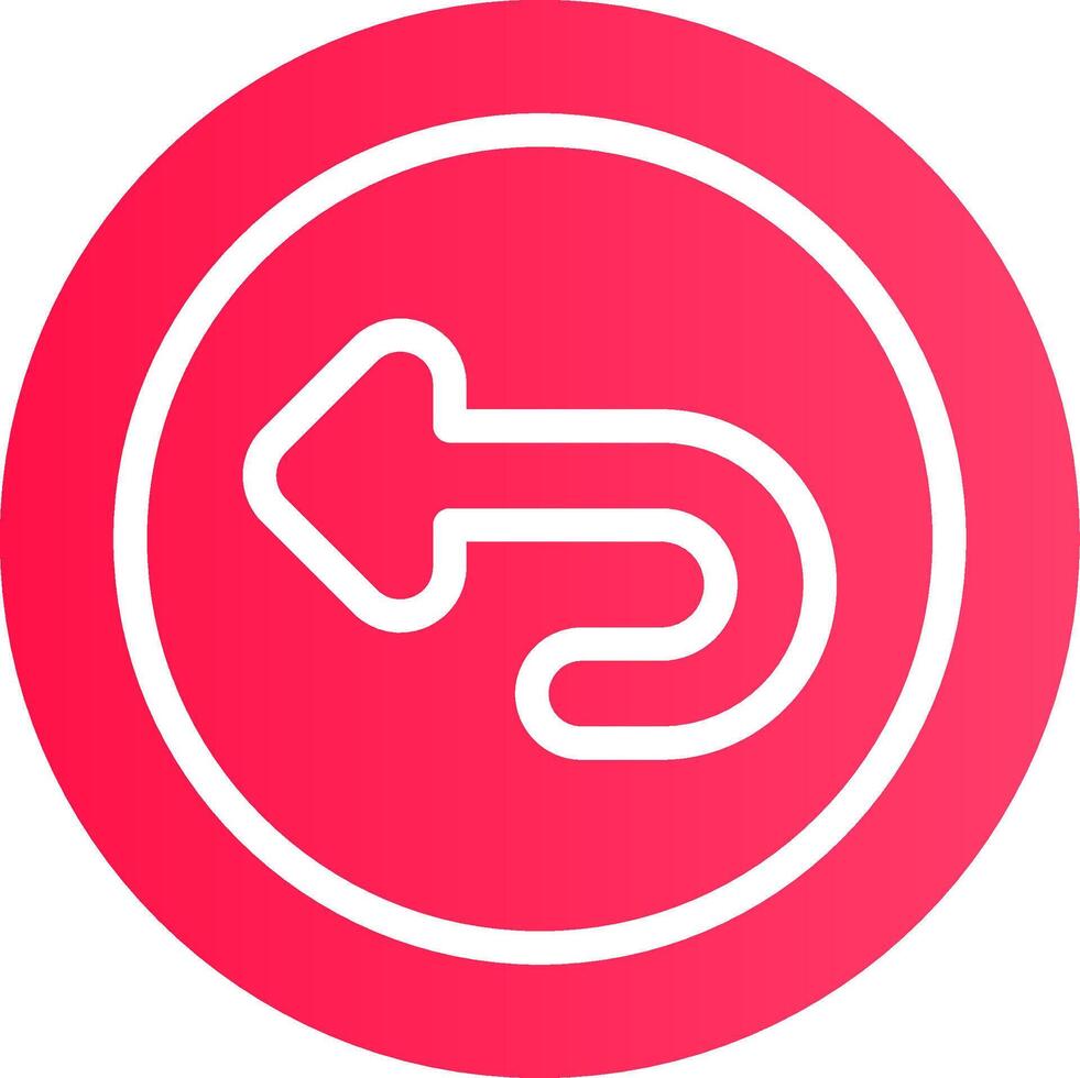 Undo Creative Icon Design vector