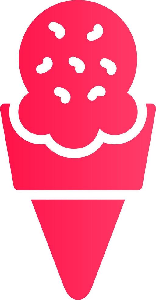 Ice Cream Creative Icon Design vector