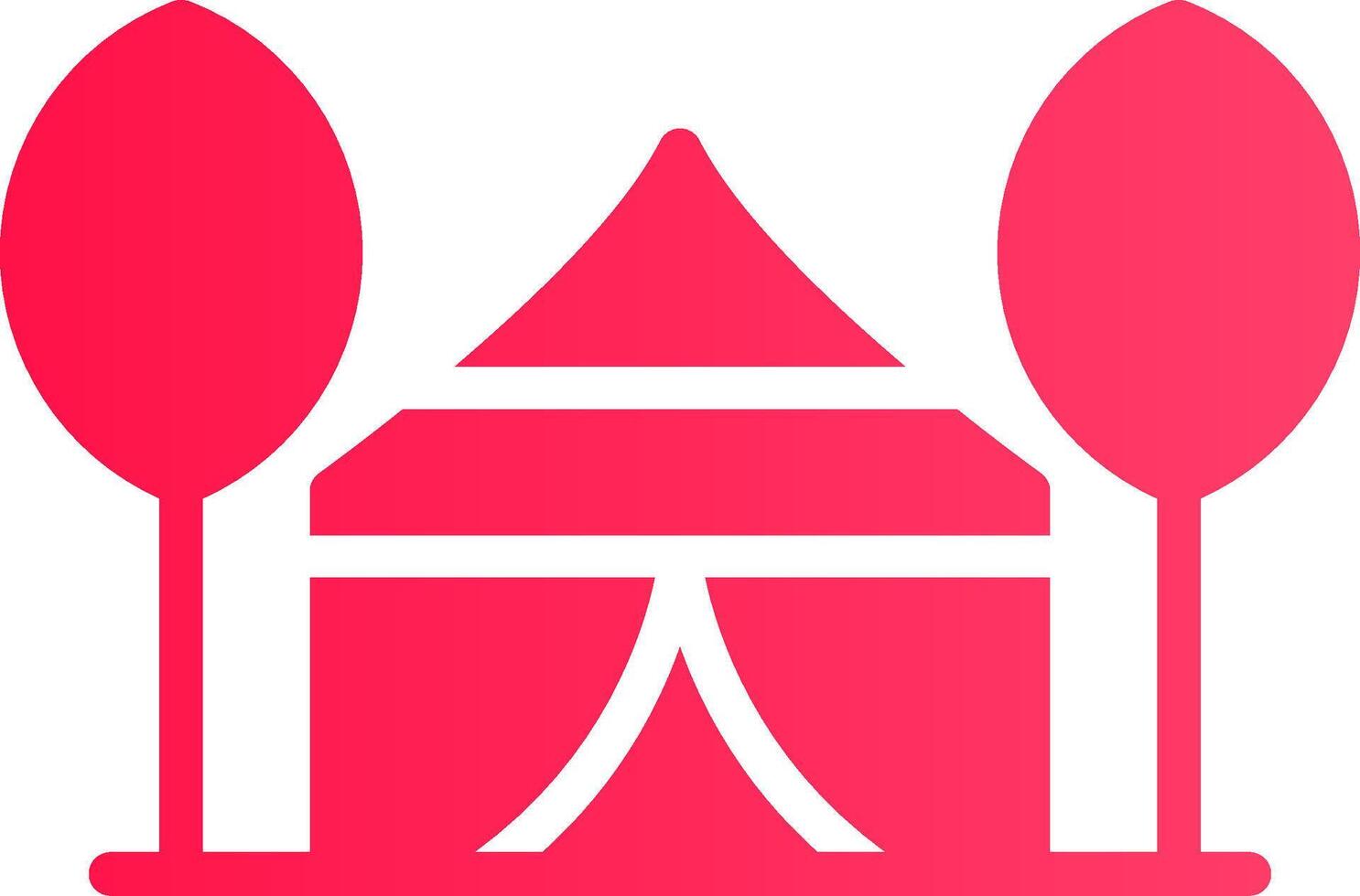 Tent Creative Icon Design vector