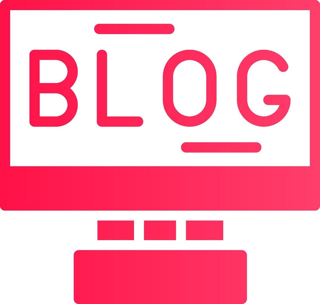 Blogging Creative Icon Design vector