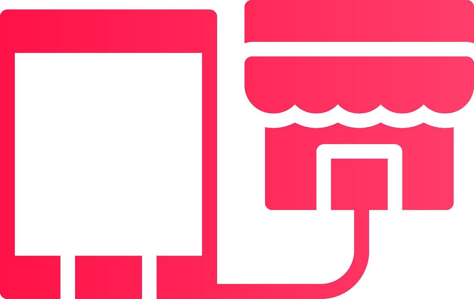Showrooming Creative Icon Design vector
