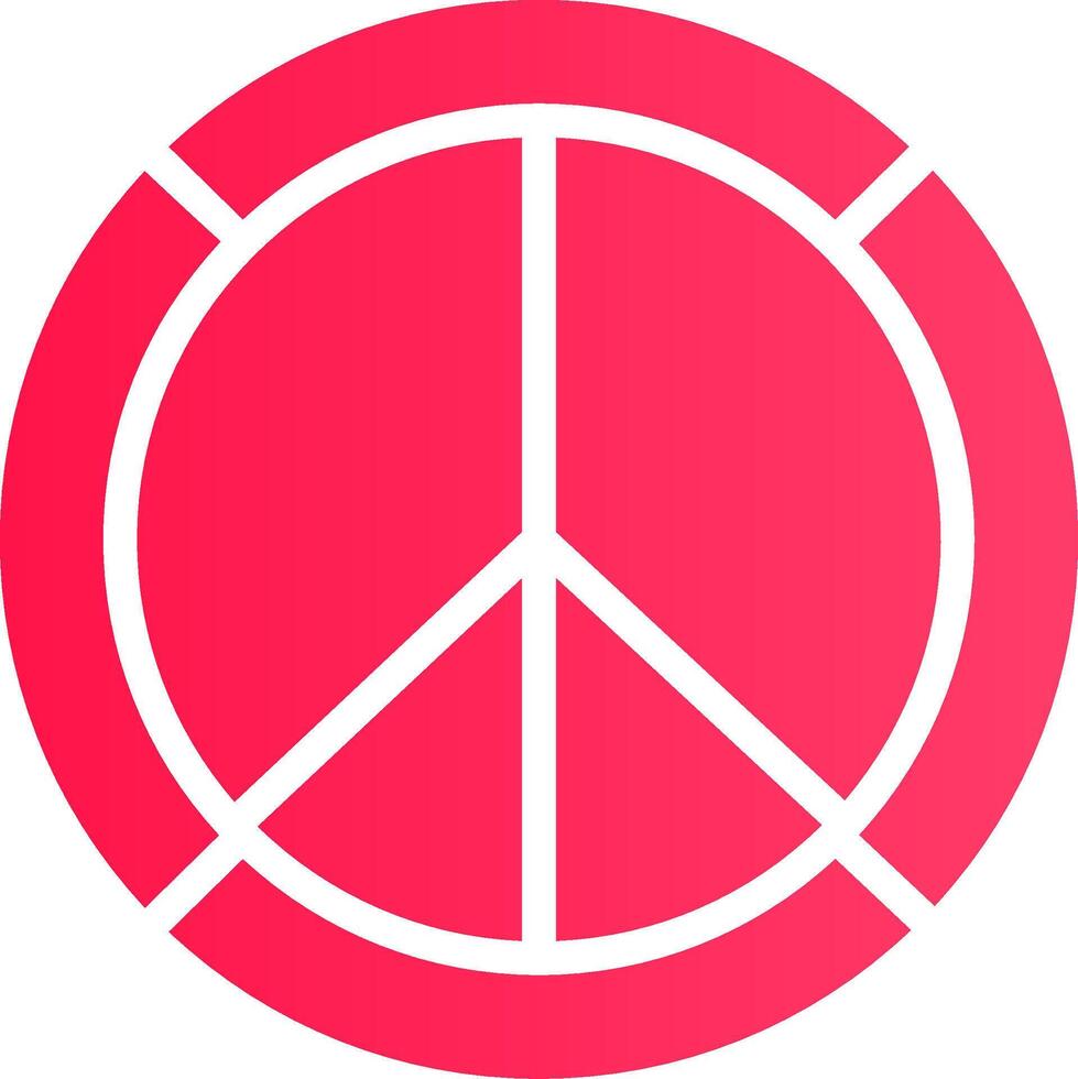 paz creativo icono diseño vector