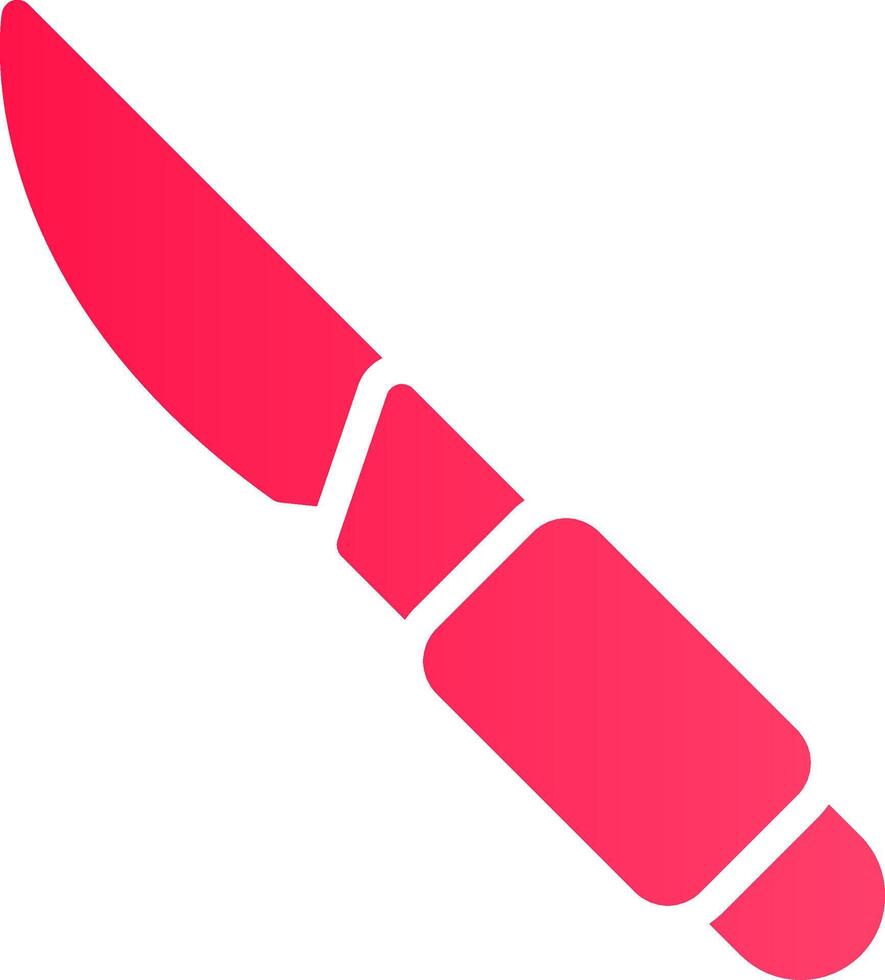 Line Cutter Creative Icon Design vector
