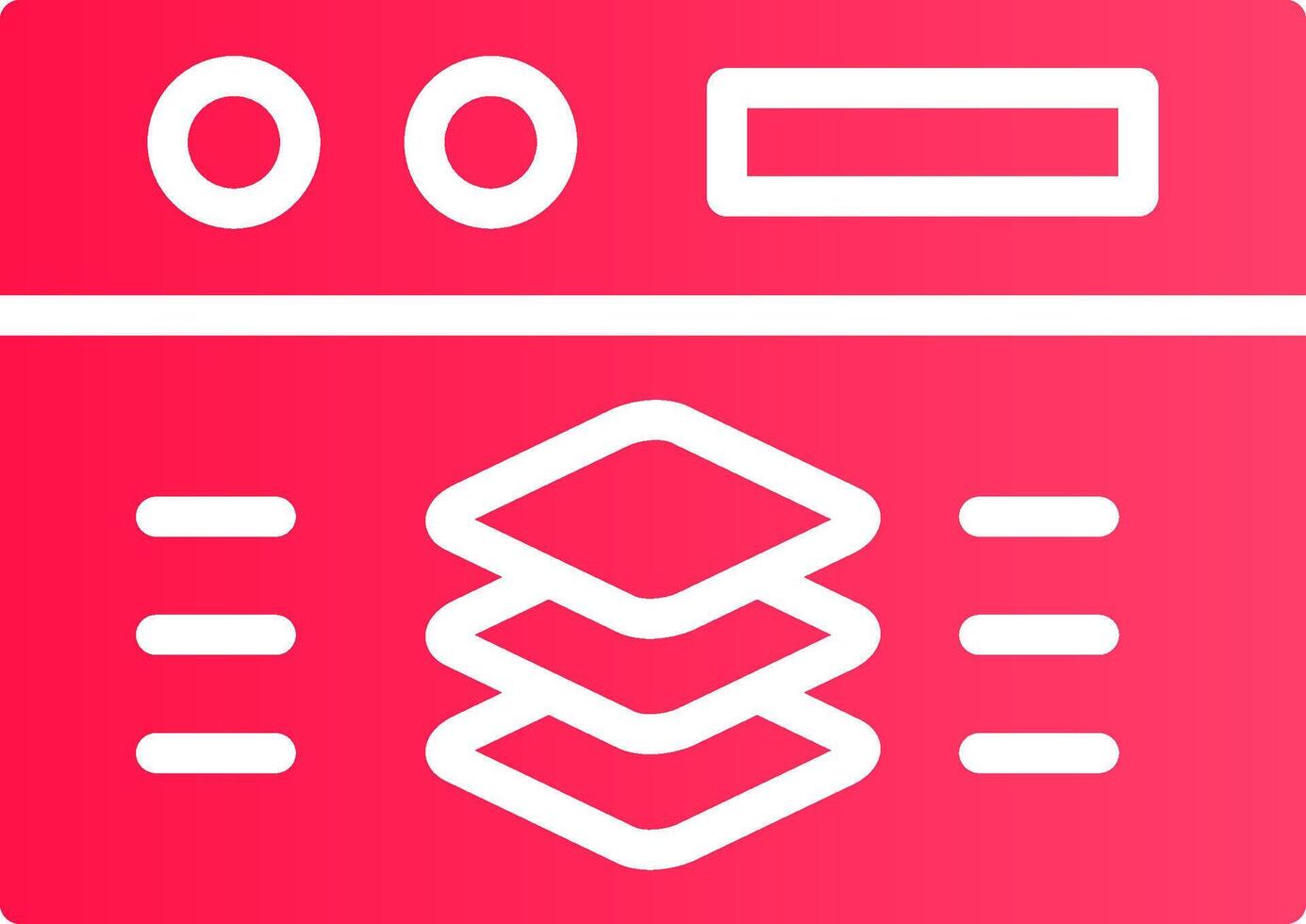 Full Stack Developer Creative Icon Design vector