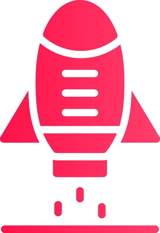 Rocket Creative Icon Design vector