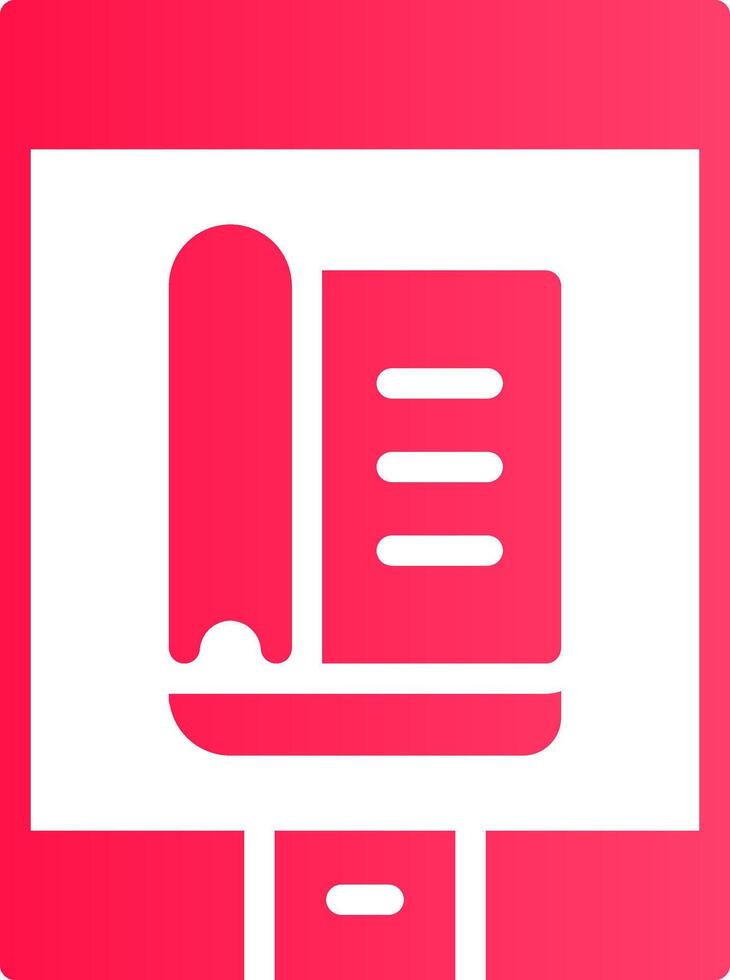 Online Magazine Creative Icon Design vector