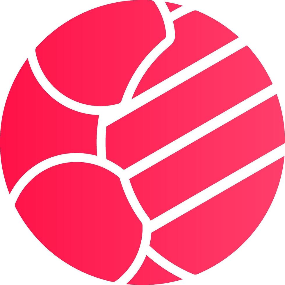 Glyph pink Gradient vector