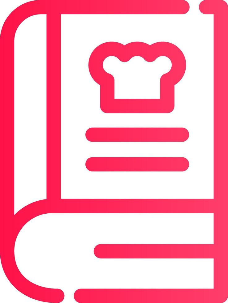 Recipes Creative Icon Design vector