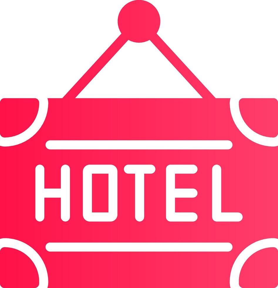Hotel Creative Icon Design vector
