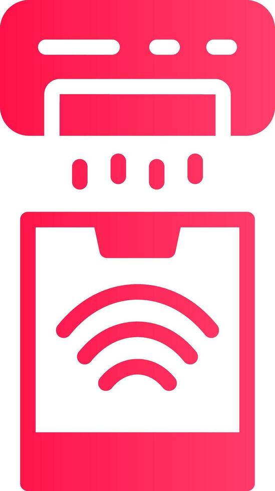Smart Cooler Creative Icon Design vector