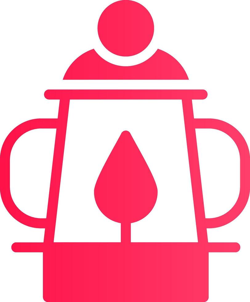 diseño de icono creativo de lámpara de aceite vector