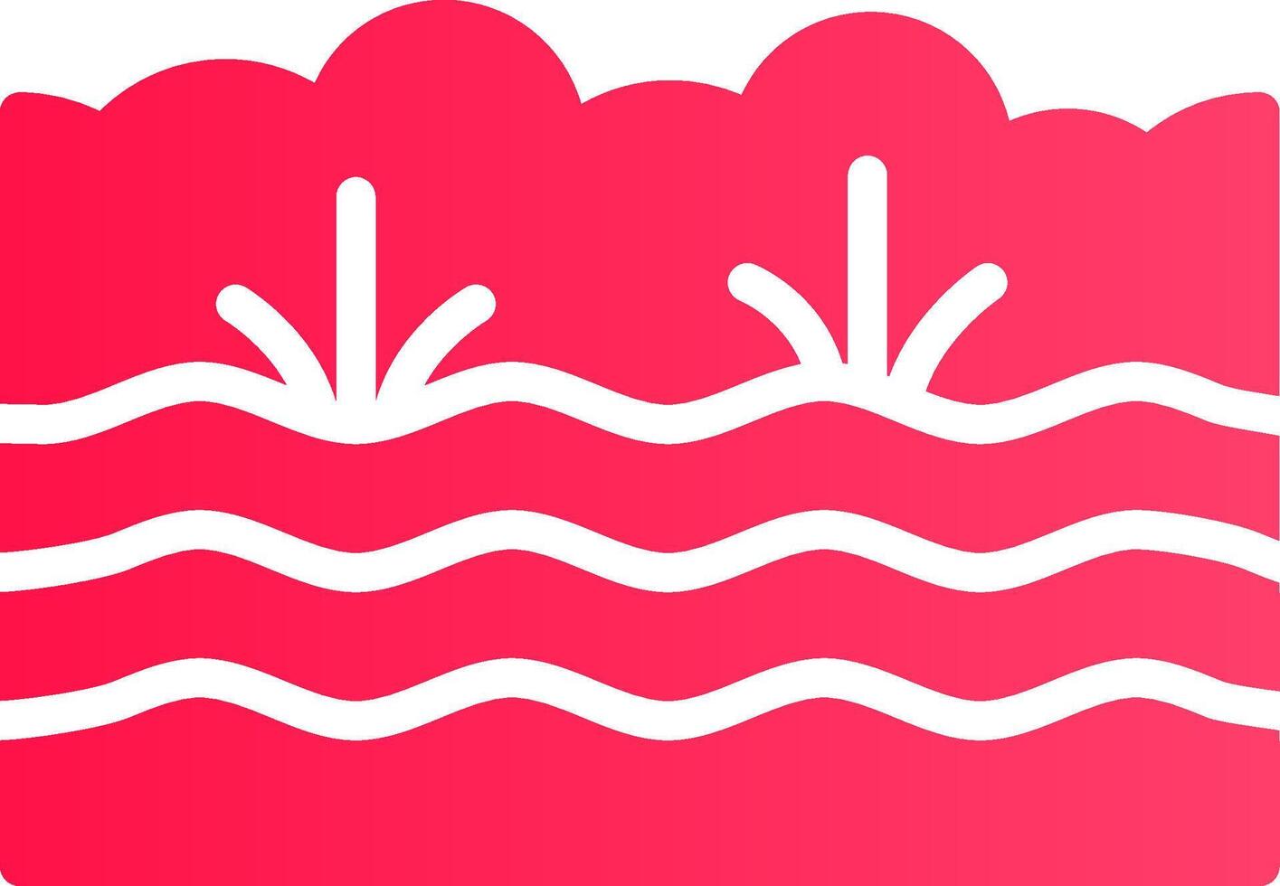 Swamp Creative Icon Design vector