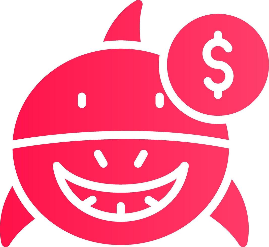 Loan Shark Creative Icon Design vector