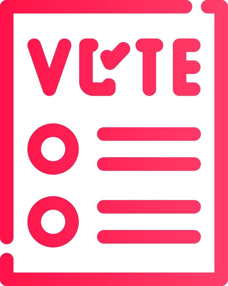 Ballot Creative Icon Design vector
