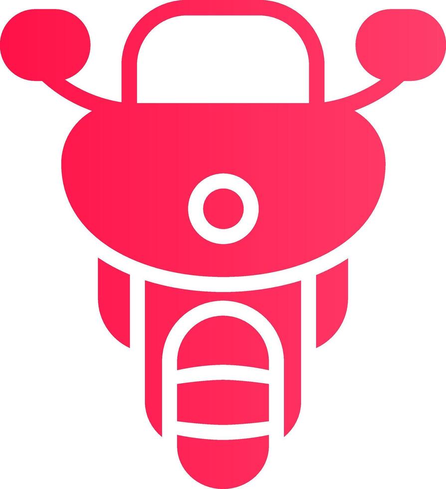 Motorbike Creative Icon Design vector