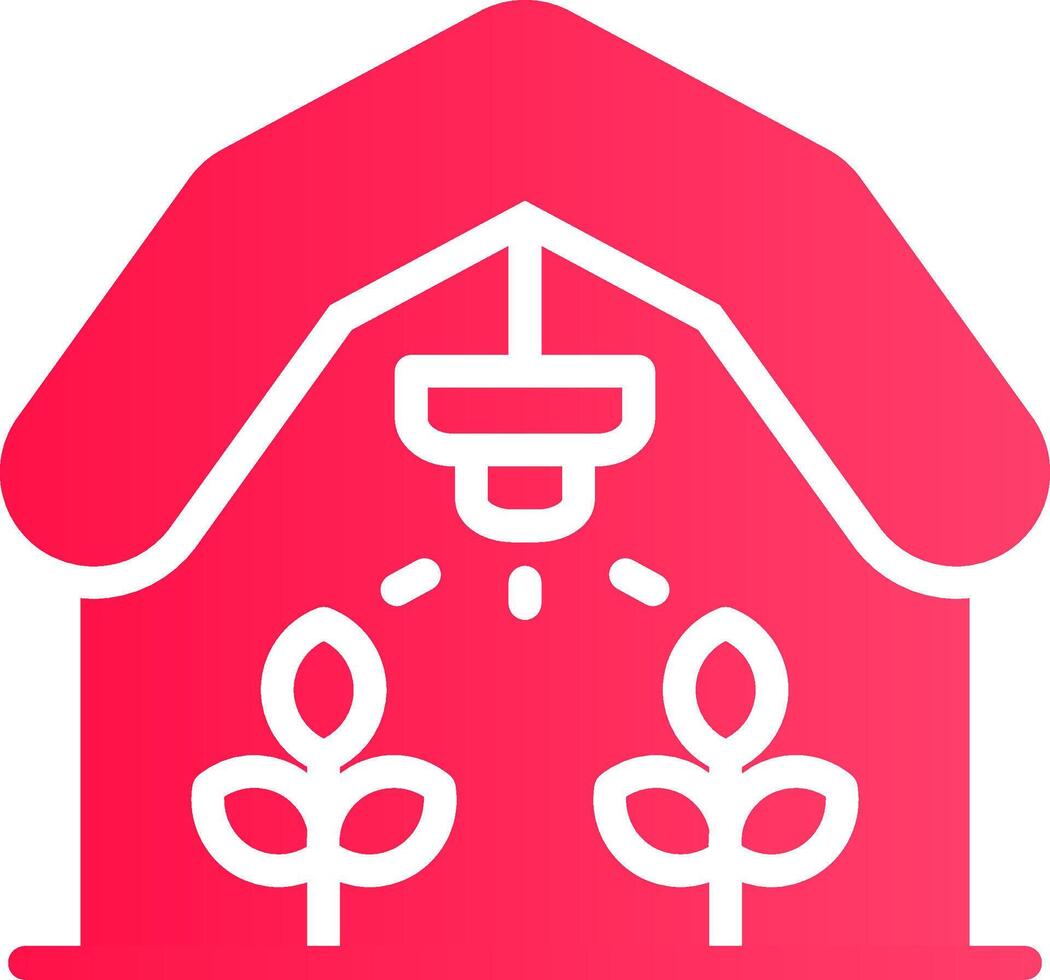 Greenhouse Creative Icon Design vector