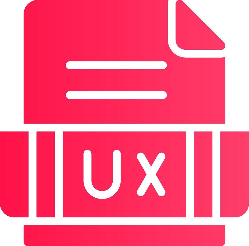 Ux Format Creative Icon Design vector