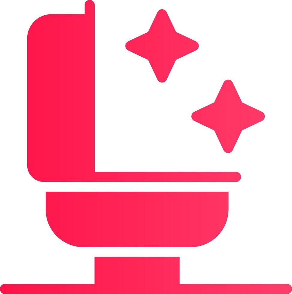Bathroom Cleaning Creative Icon Design vector