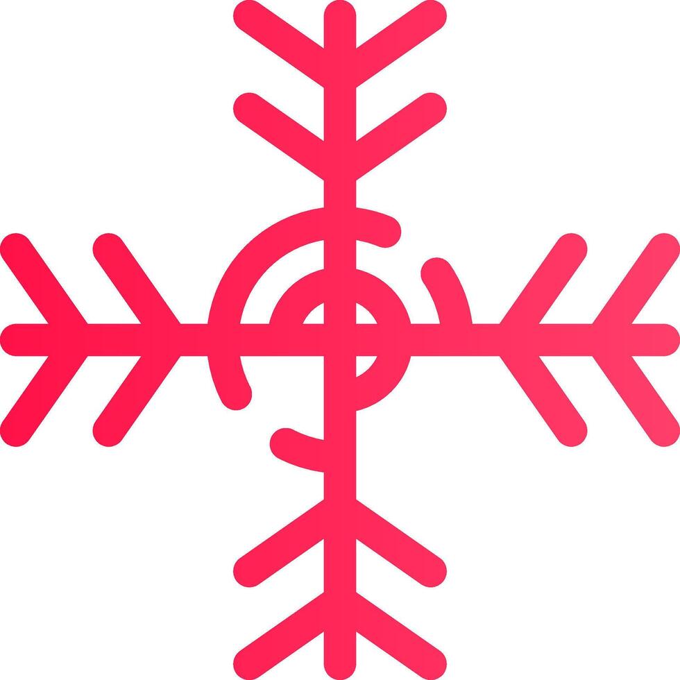 diseño de icono creativo de copo de nieve vector