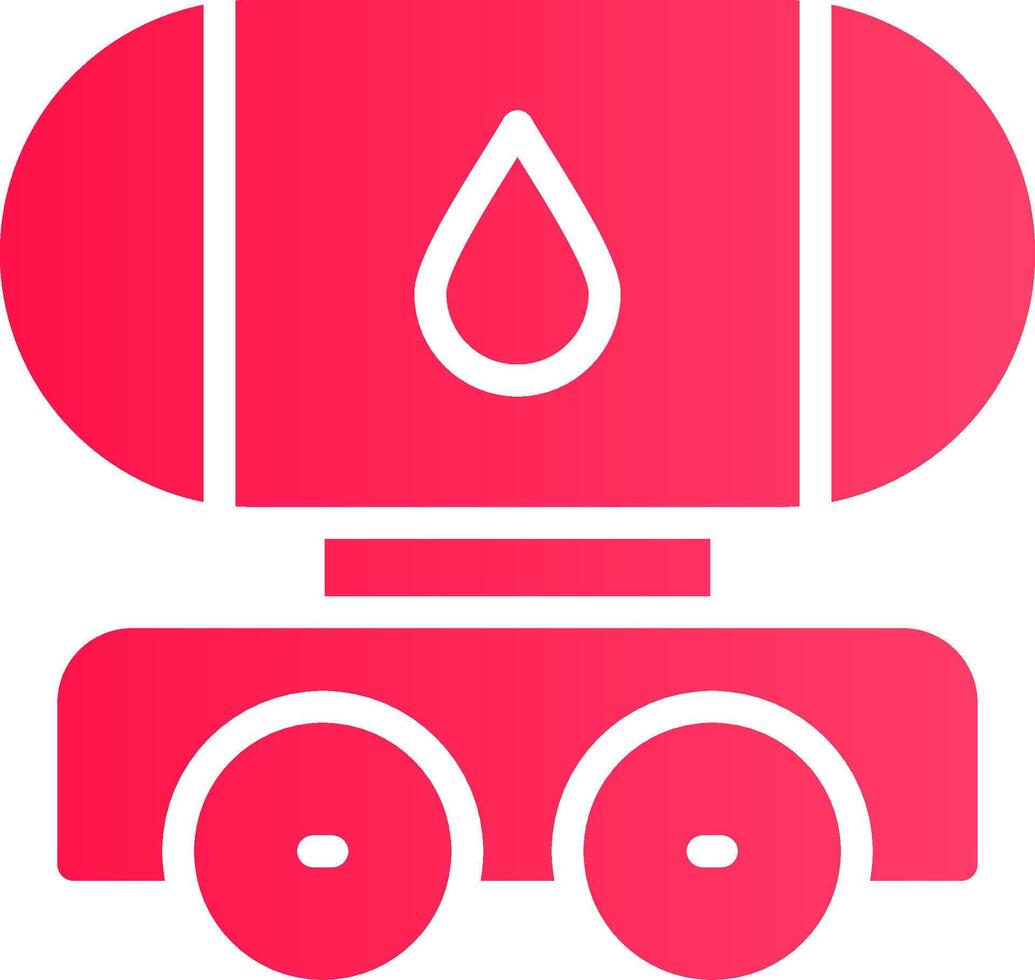Glyph pink Gradient vector