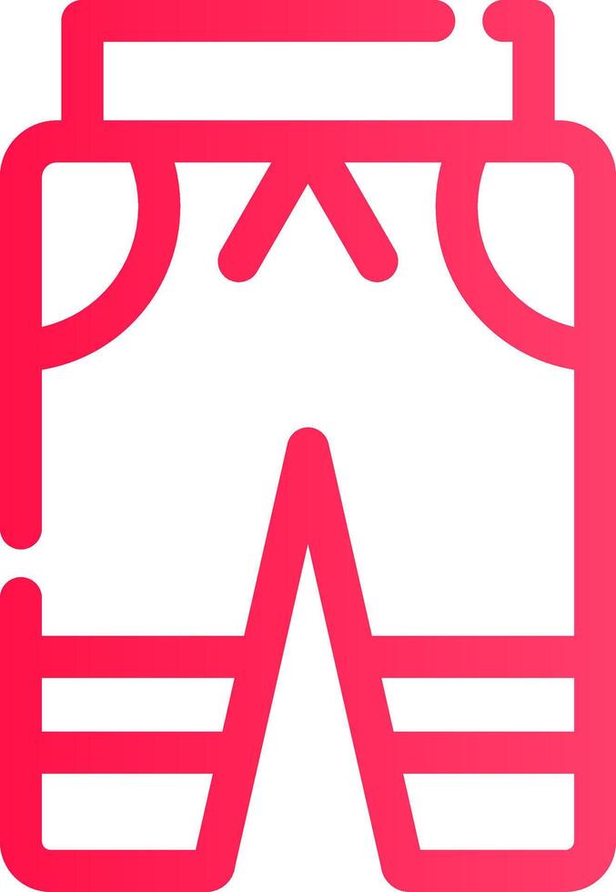 Ski Pant Creative Icon Design vector