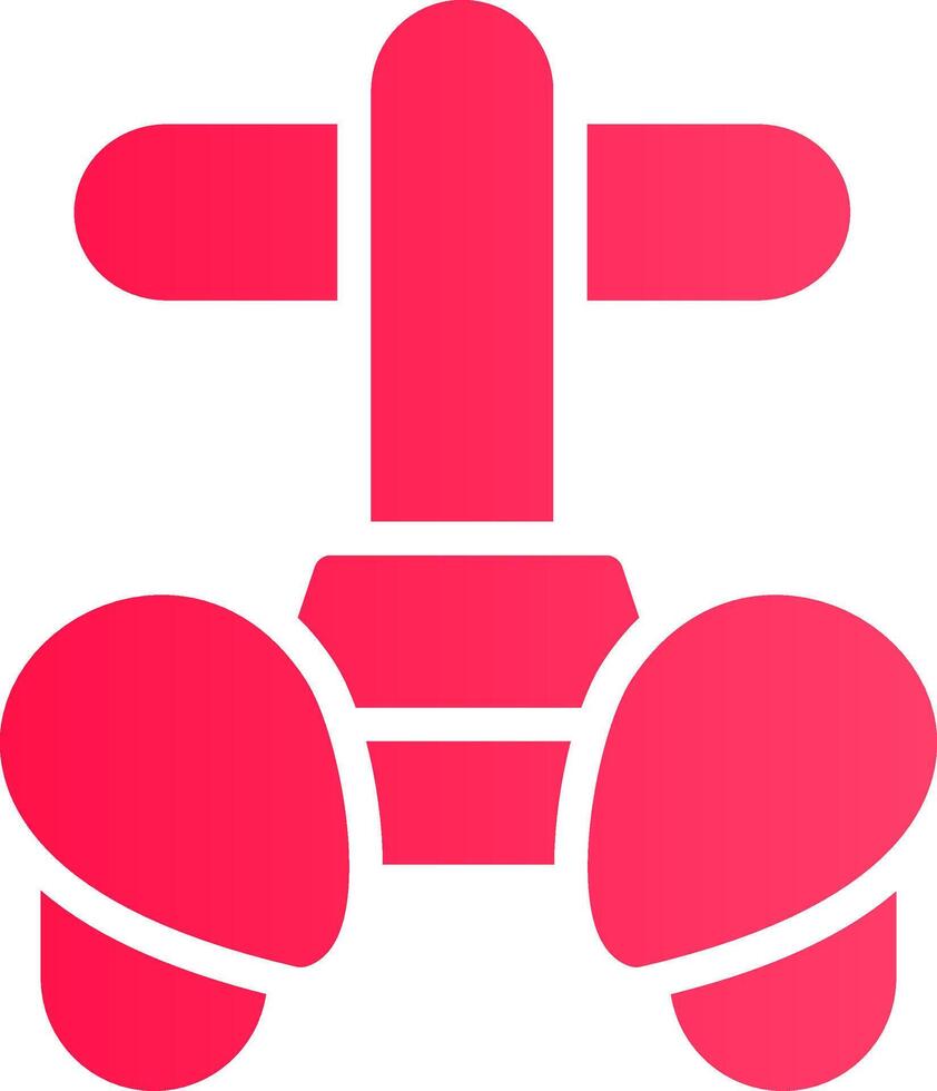 Police Segway Creative Icon Design vector