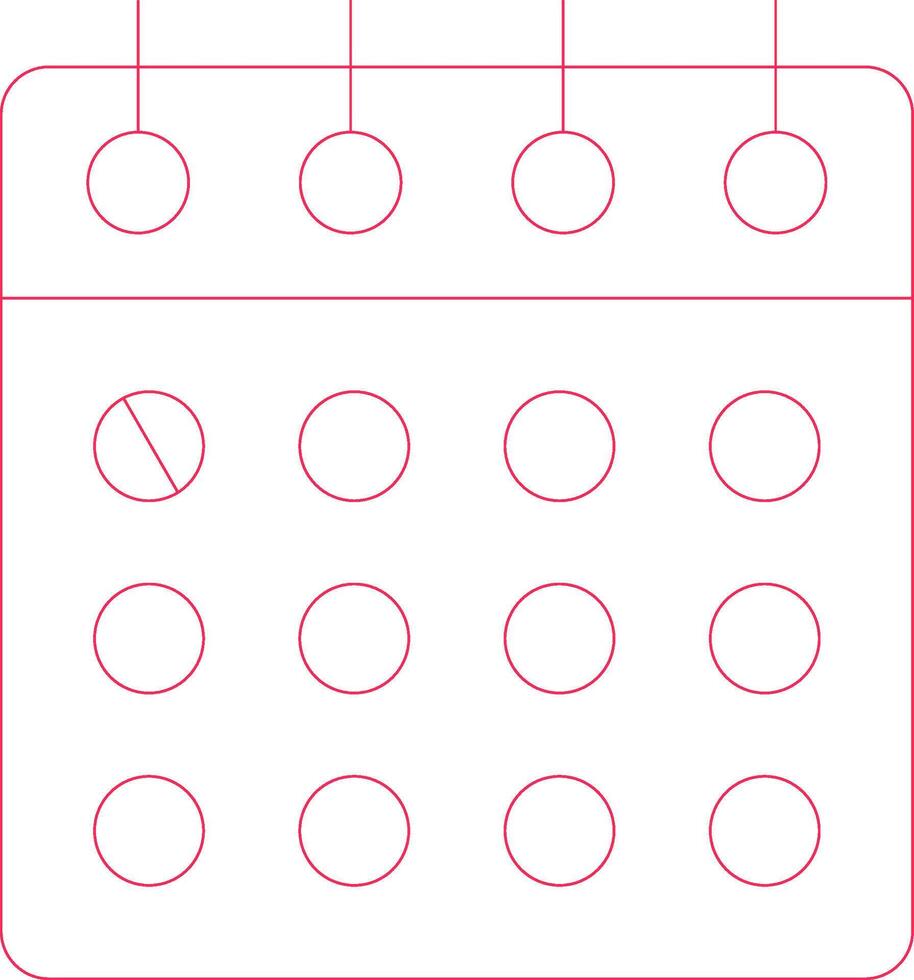 Calendar Creative Icon Design vector