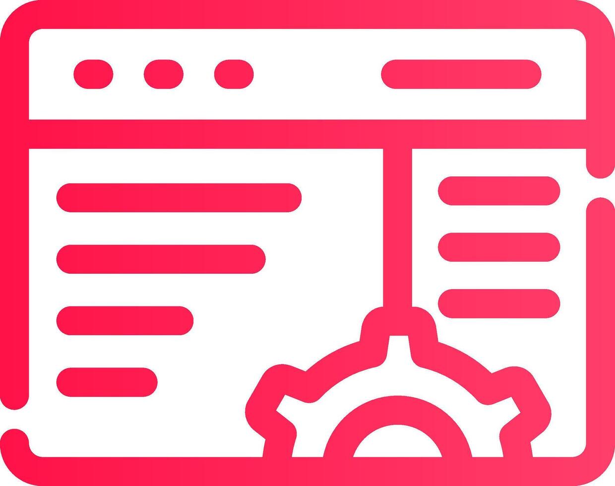 Browser Creative Icon Design vector