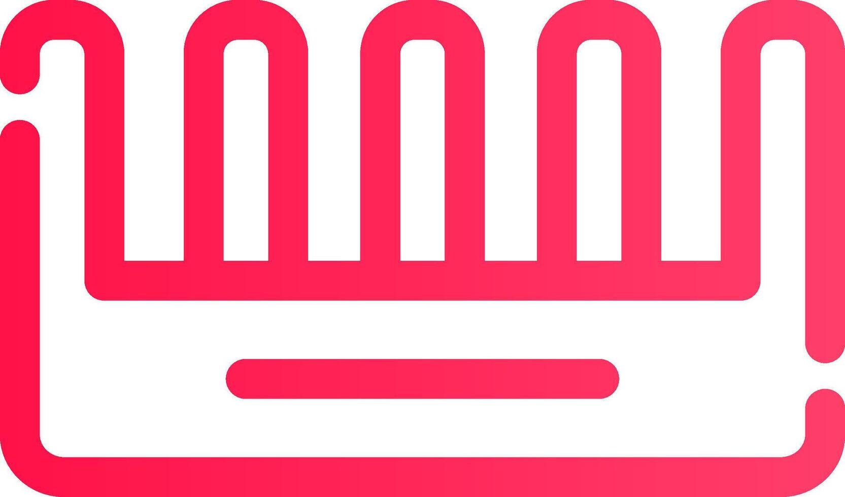 Comb Creative Icon Design vector