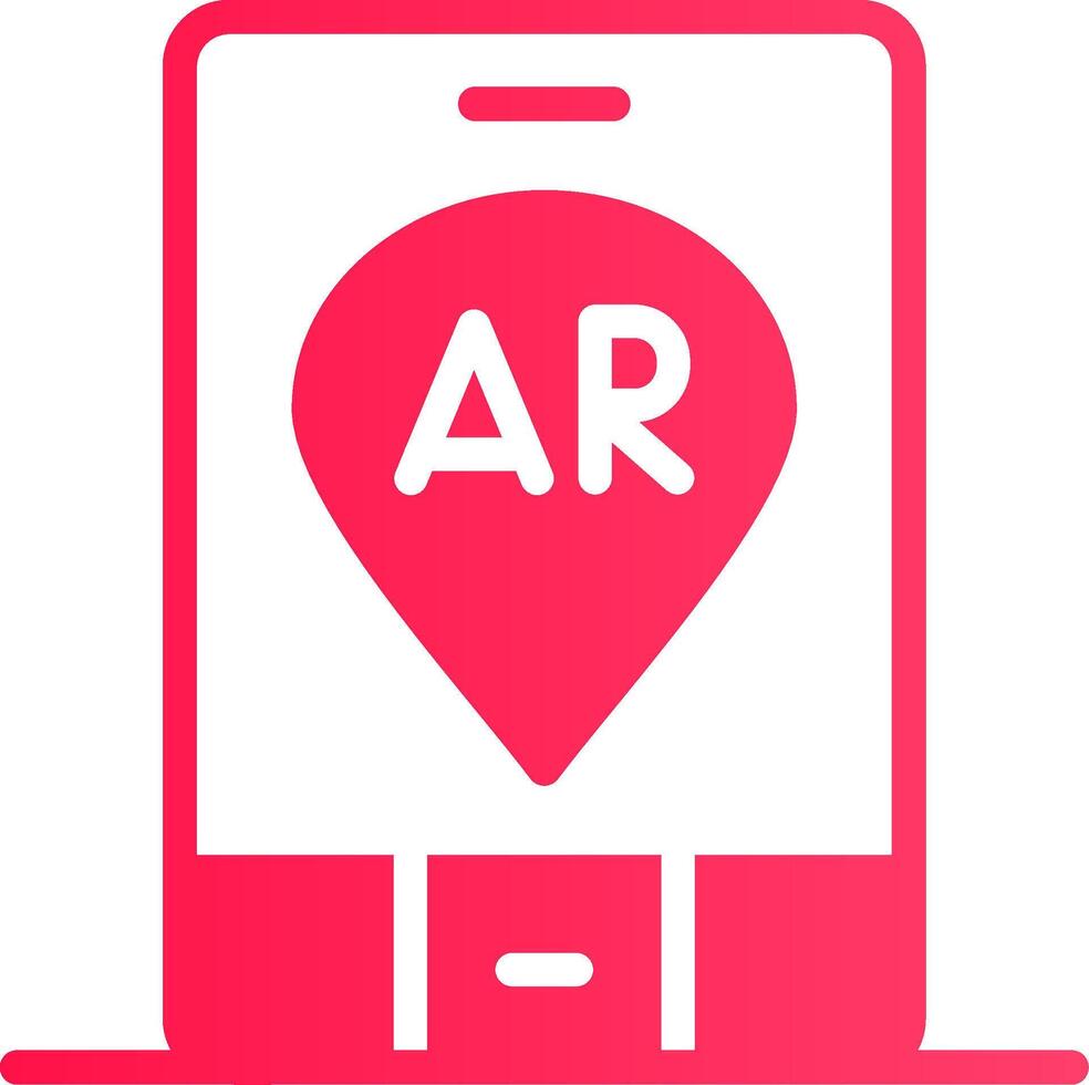 Ar Navigation Creative Icon Design vector