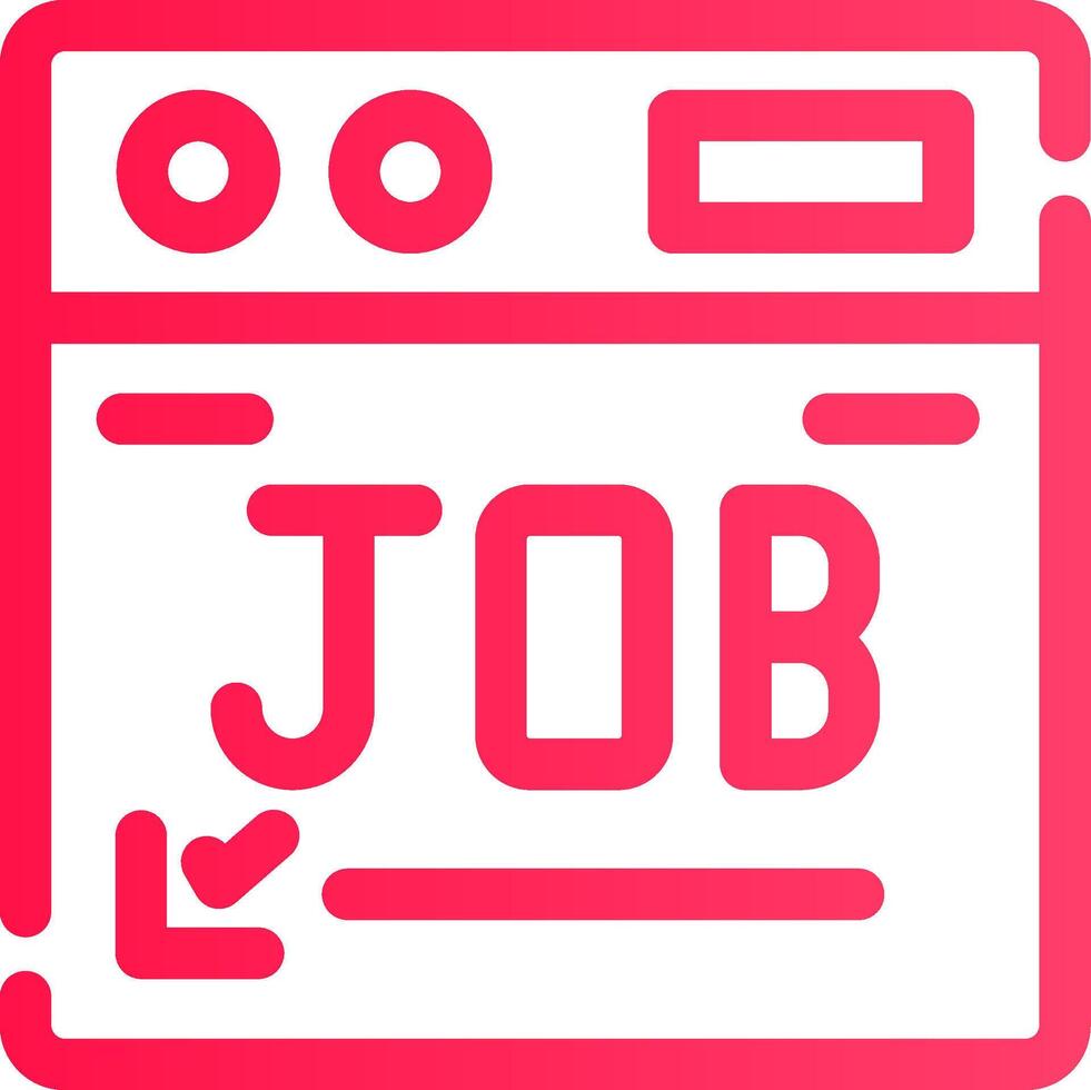 Job Creative Icon Design vector