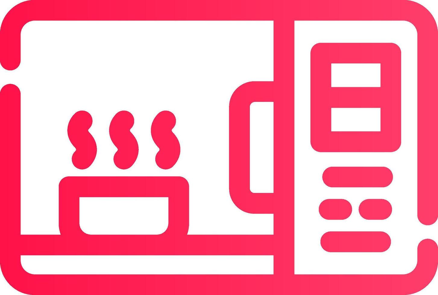 Microwave Creative Icon Design vector