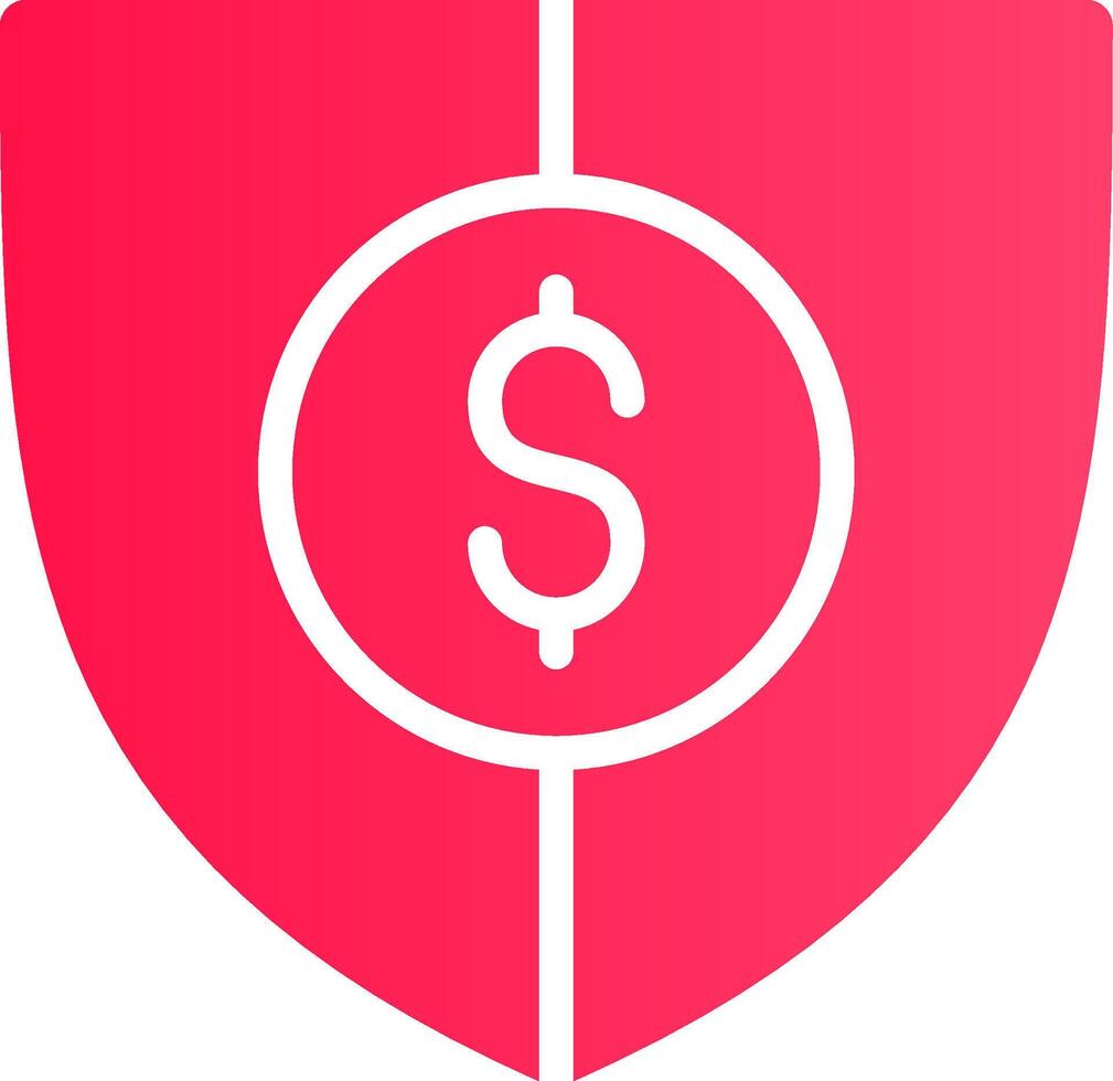 Shield Money Creative Icon Design vector