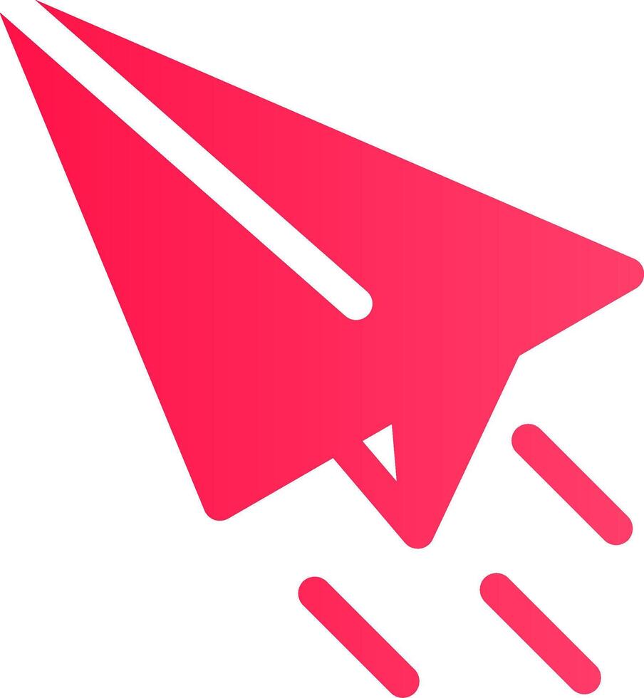 Paper Plane Creative Icon Design vector