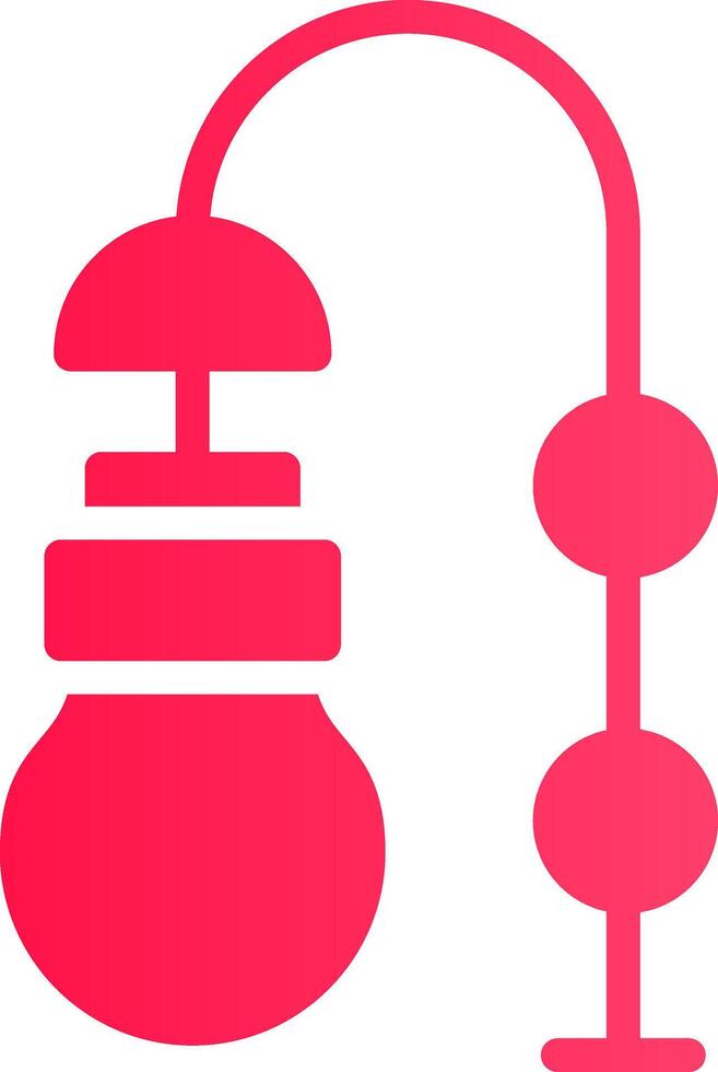 Glyph pink Gradient vector