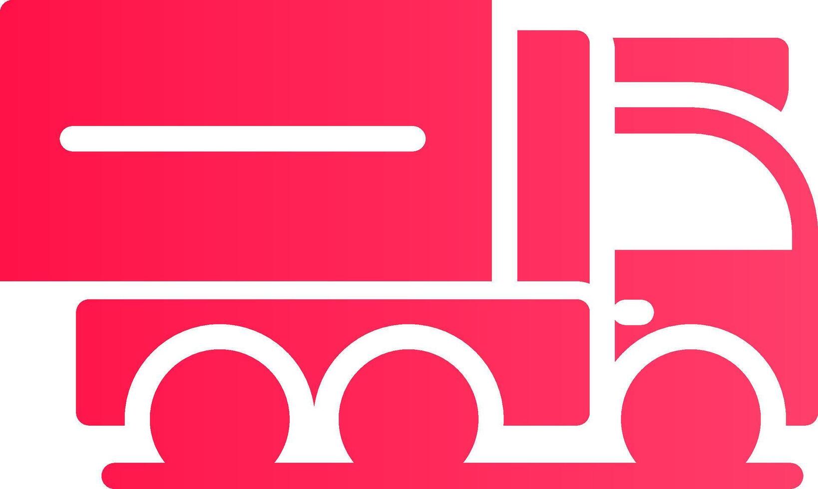 Glyph pink Gradient vector